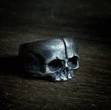 “Dark Mortis” Sterling Silver Ring (Darkened Patina)
