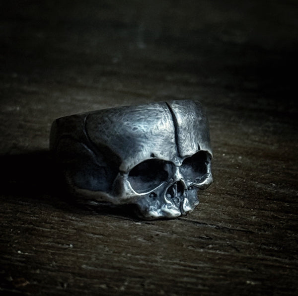 “Dark Mortis” Sterling Silver Ring (Darkened Patina)