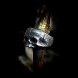 “Dark Mortis” Sterling Silver Ring (Darkened Patina)
