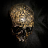 Carved vampire skull custom made