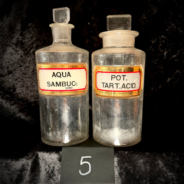 Item 5. Two Victorian apothecary bottles