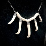Human claw necklace