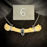 Item 6. Human rib vivianite necklace