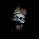 “Dark Mortis” Sterling Silver Ring (Darkened Patina)
