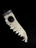 Item 17. Fox mandible pendant