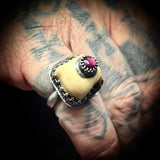 Human knuckle bone ring