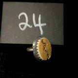 Item 24. Human skull cap ring