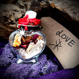 Love spell bottle