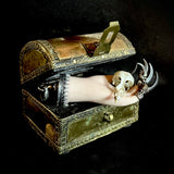 Claw hand silver pendant