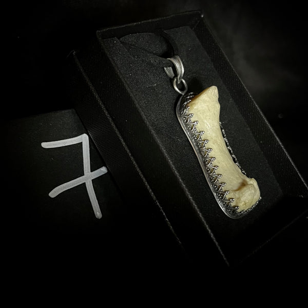 Item 7. Human finger slice pendant