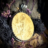Human skull cap pendant