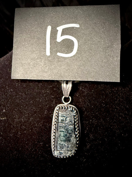 Item 15. Vivianite pendant