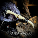 Human finger claw pendant