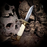 Human bone knife