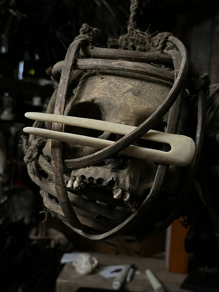 Human femur hair pin