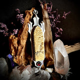 Gothic window skull cap pendant