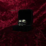 “Dark Gemini” Sterling Silver Ring (Darkened Patina)