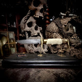 Human bone knife