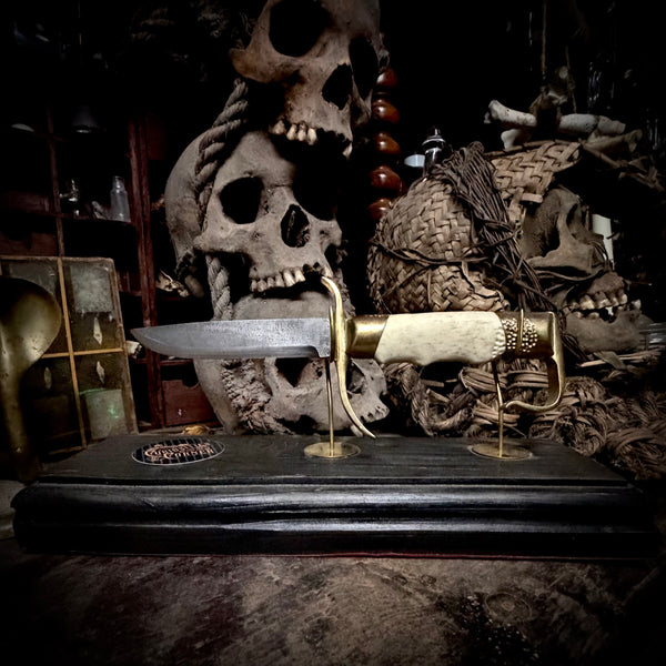 Human bone knife