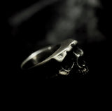 “Dark Marian” Sterling Silver Ring (Darkened Patina)