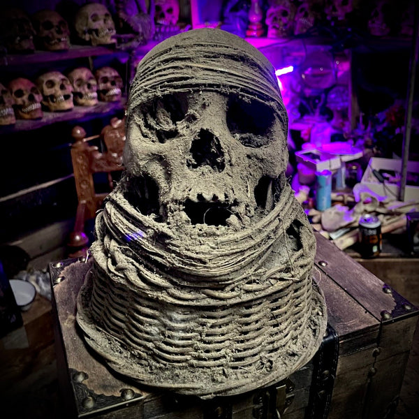 African Oath Taking Ritual Human Skull