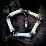 Human hand bones bracelet