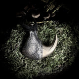 Bronze Bear claw pendant