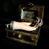 Claw hand silver pendant