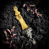 Double finger bone pendant