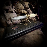 Human bone knife