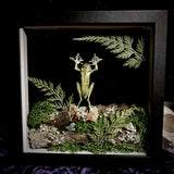 Tropical frog frame