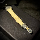 Item 3. Human finger vivianite pendant