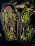 Item 12. Taxidermy bat coffin