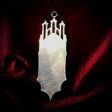 Gothic window skull cap pendant