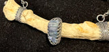 Item 6. Human rib vivianite necklace