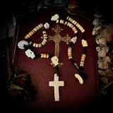 Human bone rosary