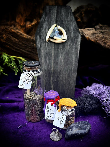 Mini witch coffin