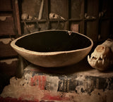 Skull cap scrying bowl
