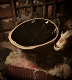 Skull cap scrying bowl