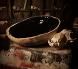 Skull cap scrying bowl